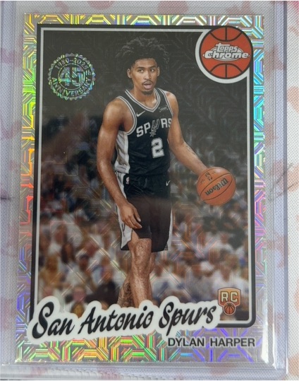2025-26 Topps #TC-DH Dylan Harper 1980-81 Topps Chrome Basketball — front