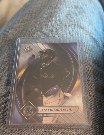 2022 Bowman Platinum #73 Jazz Chisholm Jr. — front