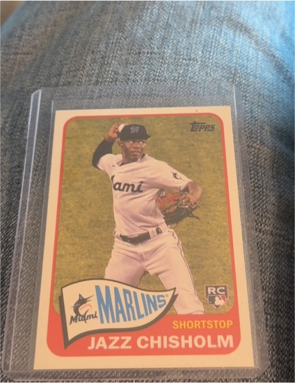 2021 Topps 1965 Redux #T65-2 Jazz Chisholm — front