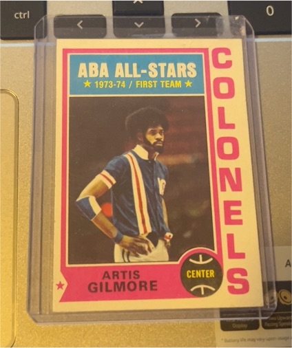 1974 Topps #180 Artis Gilmore — front