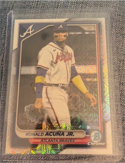 2024 Bowman Chrome Mojo Refractor #32 Ronald Acuna Jr. — front