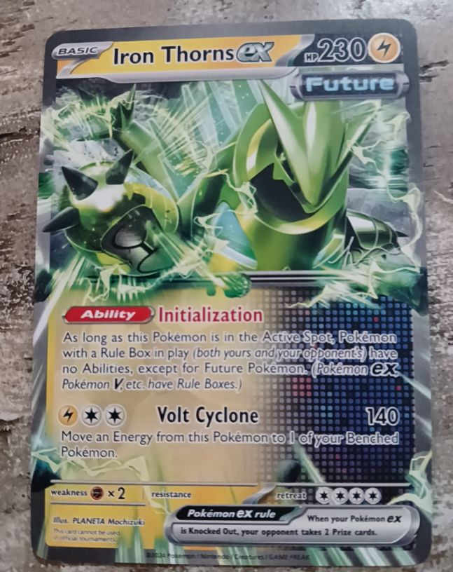 2024 Pokémon TCG #032 Iron Thorns ex — front