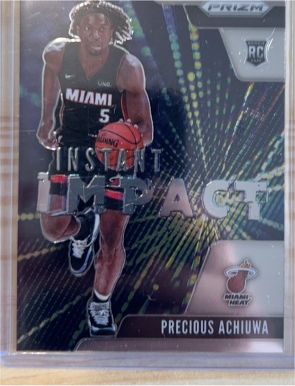 2020-21 Panini Prizm #6 Precious Achiuwa Instant Impact — front