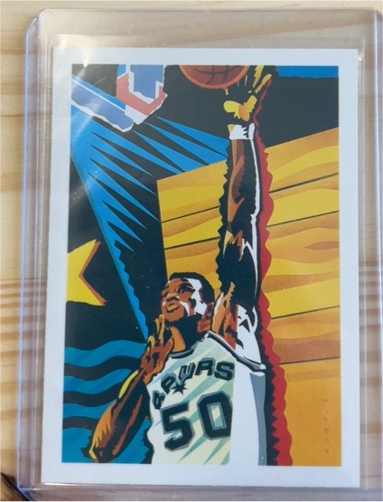 1990-91 Hoops #378 David Robinson — front