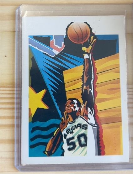 1990 NBA Hoops #378 David Robinson — front