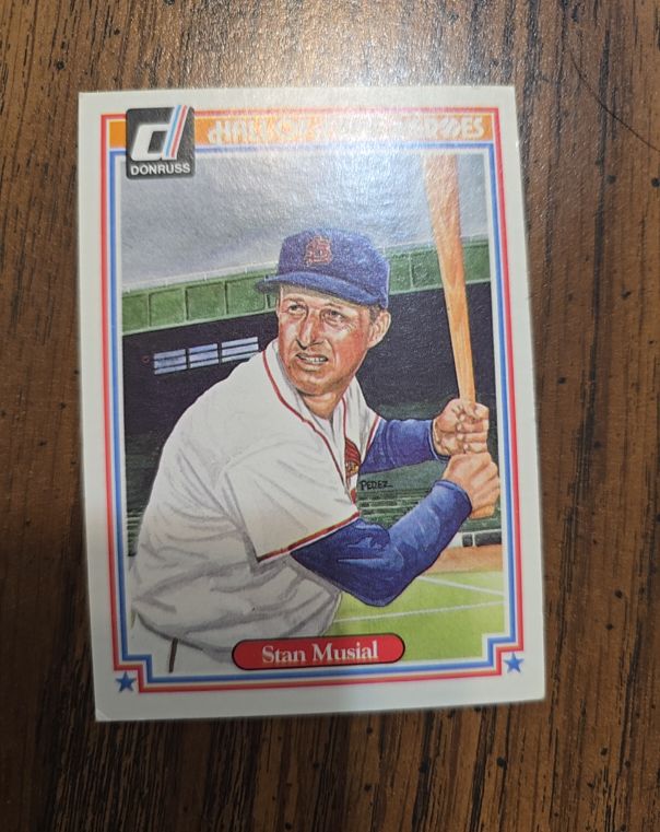1983 Donruss Hall of Fame Heroes #32 Stan Musial — front