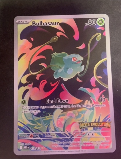 2025 Pokémon #133 Bulbasaur Mega Evolution — front