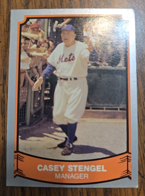 1989 Pacific Legends II #218 Casey Stengel — front