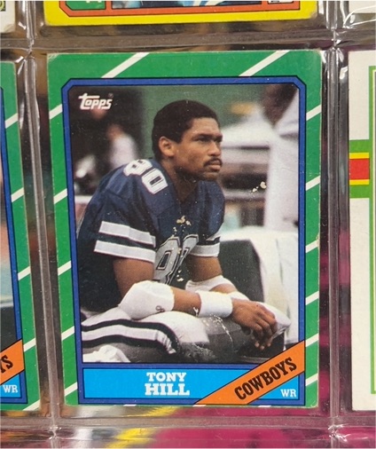1986 Topps #129 Tony Hill — front