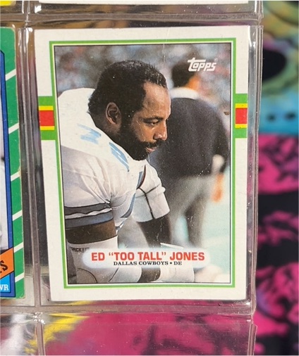 1989 Topps #389 Ed "Too Tall" Jones — front