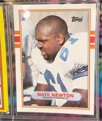 1989 Topps #392 Nate Newton — front