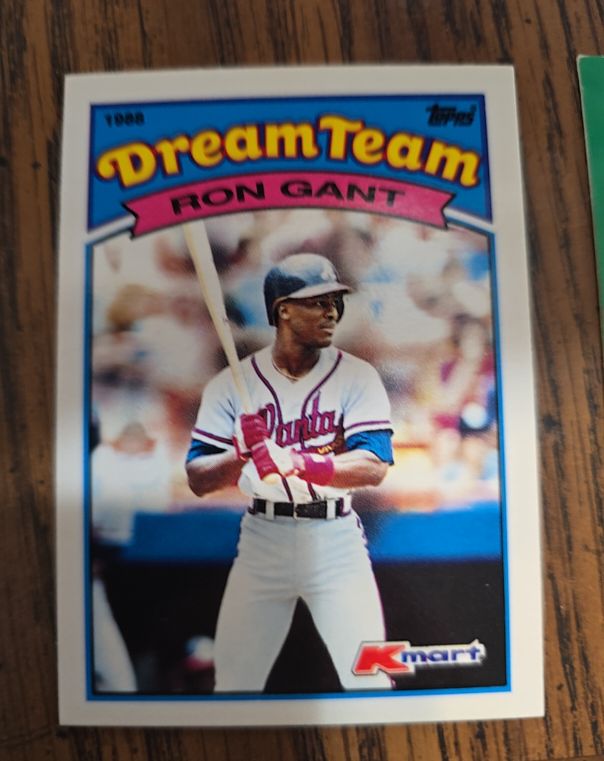 1989 Topps Kmart Dream Team #2 Ron Gant — front