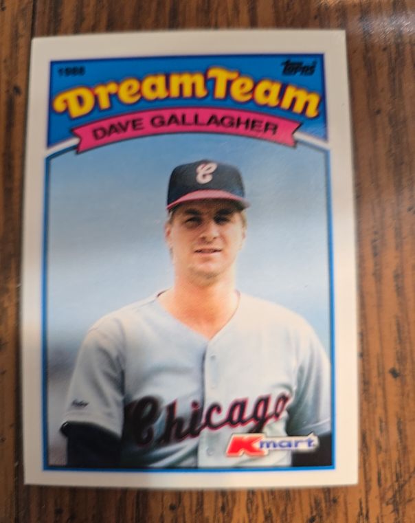 1989 Topps Kmart Dream Team #7 Dave Gallagher — front