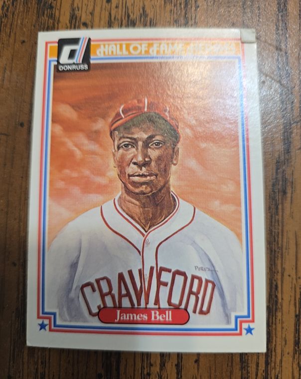 1983 Donruss Hall of Fame Heroes #25 James Bell — front