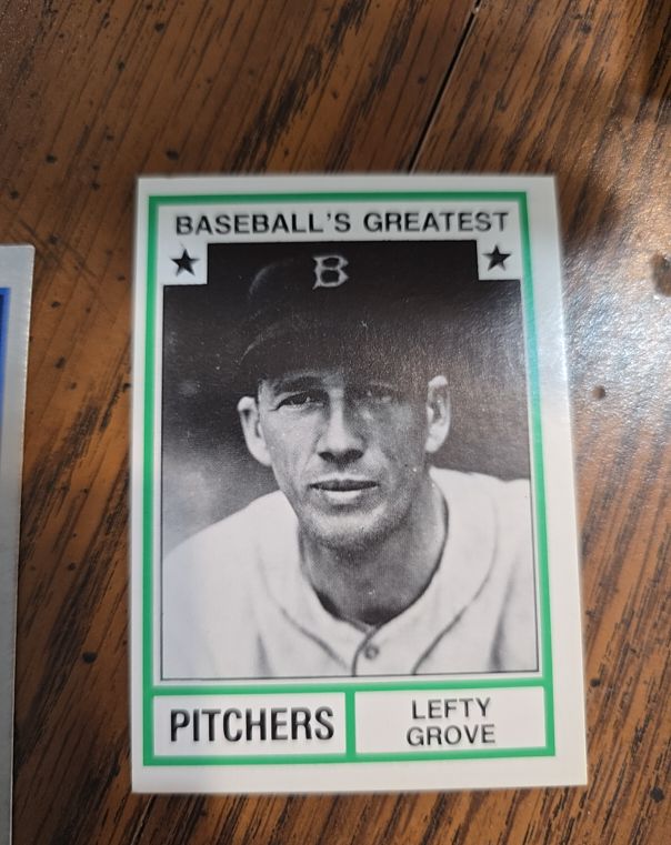 1982 TCMA Baseball's Greatest Pitchers #29 Lefty Grove — front
