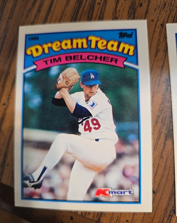 1988 Topps Dream Team #Tim Belcher — front