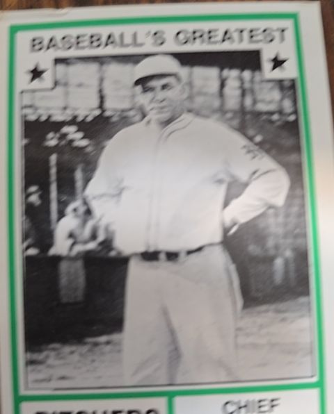 1982 TCMA Baseball's Greatest Pitchers Chief Bender #45 — front