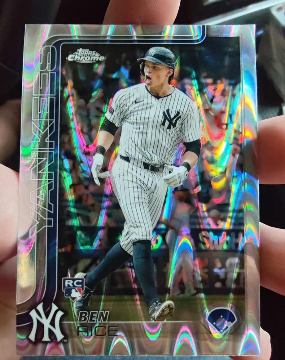 2025 Topps Chrome #139 Ben Rice — front