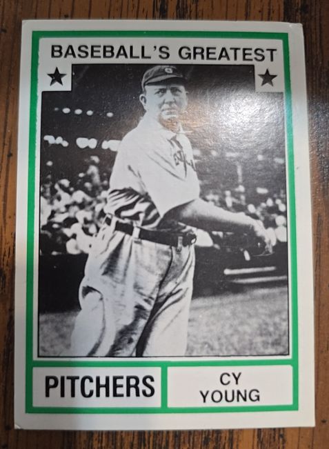 1982 TCMA Baseball's Greatest Pitchers #16 Cy Young — front