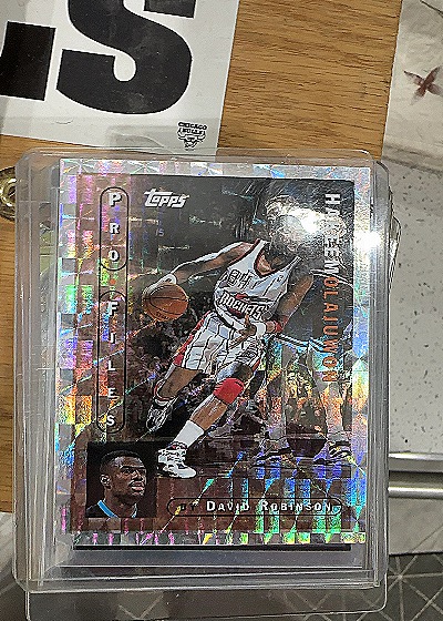 1996-97 Topps Pro Files #PF-4 David Robinson — front