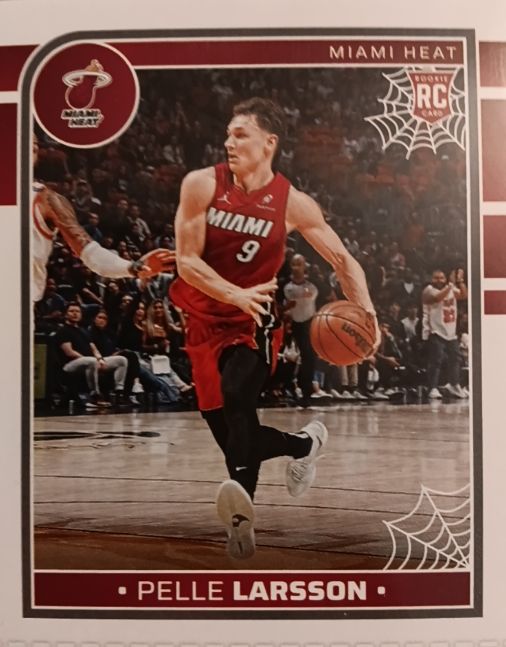2024-25 Panini Prizm Haunted Hoops Pumpkins #259 Pelle Larsson Rookie — front