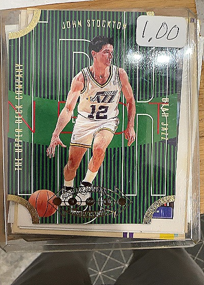 1996-97 Upper Deck Fast Break Connections #FB29 John Stockton — front