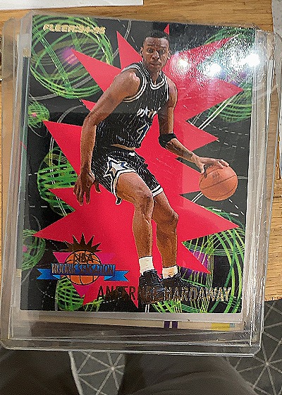 1994-95 Fleer Rookie Sensation #9 Anfernee Hardaway — front