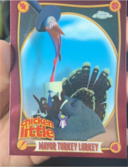 2025 Topps Chrome Disney #CL-9 Mayor Turkey Lurkey — front