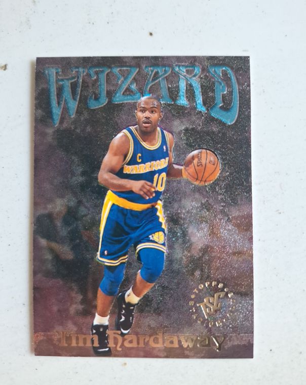 1995-96 Topps Stadium Club #W2 Tim Hardaway — front