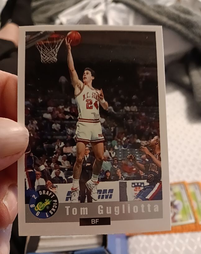 1992 Classic Draft Picks #46 Tom Gugliotta — front