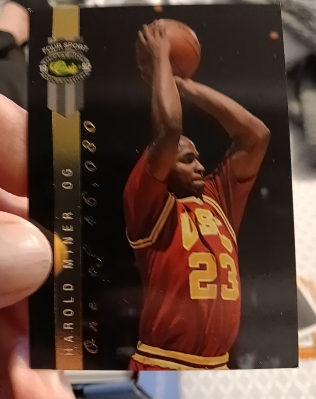1992 Classic Four Sport #LP12 Harold Miner — front