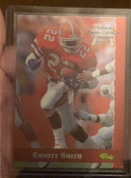 1995 Classic National Sports Collectors Convention #NC2 Emmitt Smith — front