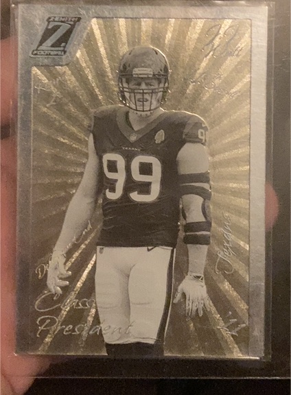 2022 Panini Zenith Football Class President #CP-2011 J.J. Watt — front