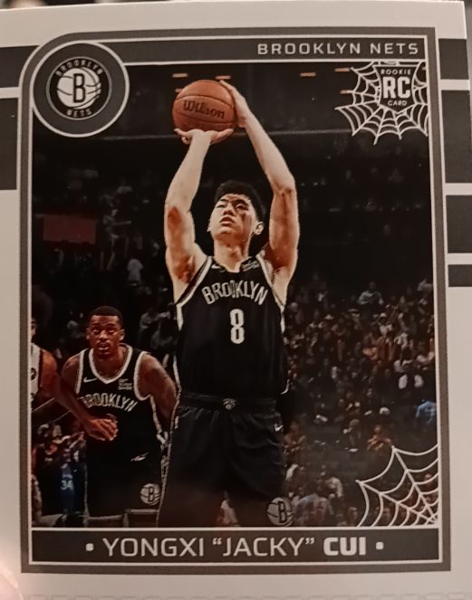 2024-25 Panini Haunted Hoops #253 Yongxi "Jacky" Cui — front