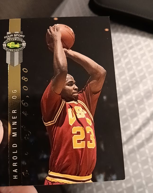 1992 Classic Four Sport Draft Pick Collection LP12 Harold Miner — front