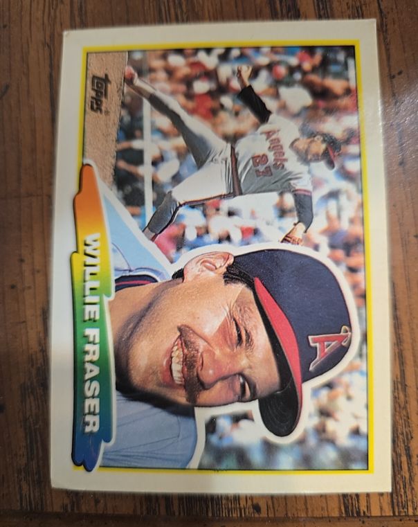 1988 Topps Big #122 Willie Fraser — front