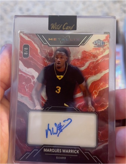 2024 Wild Card Metallix #3 Marques Warrick — front