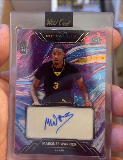 2024 Wild Card Metallix #2/3 Marques Warrick — front