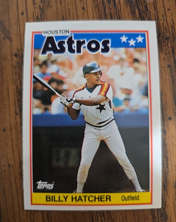 1988 Topps UK Minis #30 Billy Hatcher — front