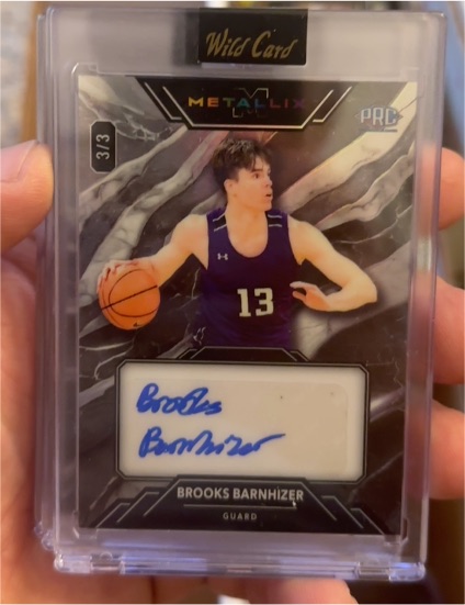 2023 Wild Card Metallix #3 Brooks Barnhizer — front