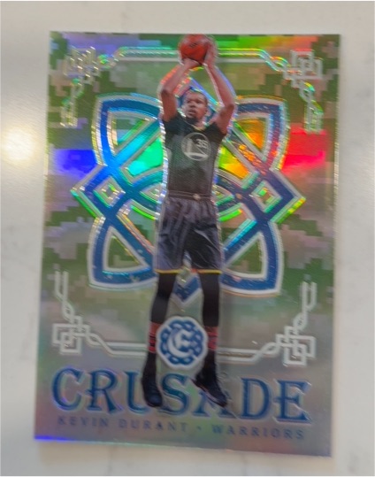 2016-17 Panini Excalibur Crusade Camo #3 Kevin Durant — front