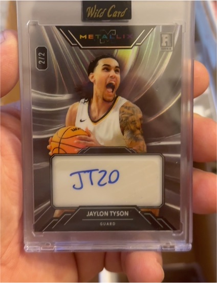 2024 Wild Card Metallix #2/2 Jaylon Tyson — front