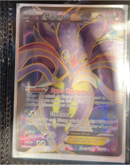 2014 Pokémon TCG Phantom Forces #115 Malamar EX — front