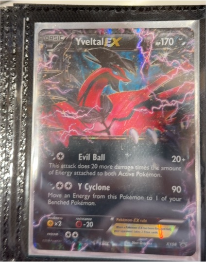 2014 Pokémon TCG #XY08 Yveltal EX — front
