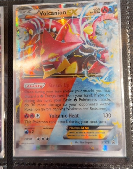 2014 Pokémon TCG XY Black Star Promo #XY173 Volcanion EX — front