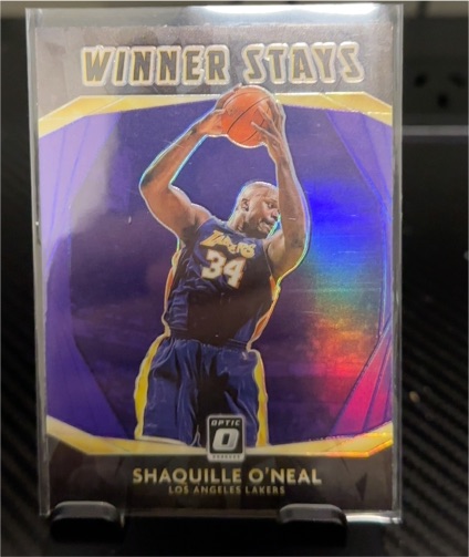 2020-21 Panini Donruss Optic #1 Shaquille O'Neal Winner Stays — front