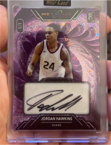 2024 Wild Card Metallix #1 Jordan Hawkins — front