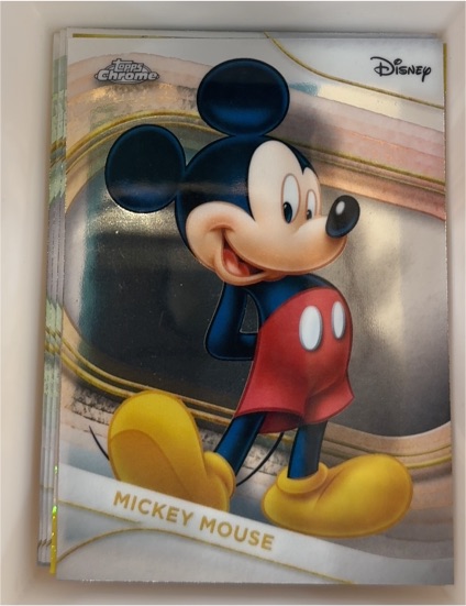 2025 Topps Chrome Disney #1 Mickey Mouse — front