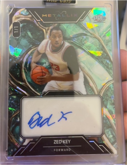 2024 Wild Card Metallix PRC #PRC Zed Key — front