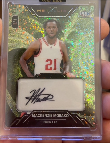 2024 Wild Card Metallix PRC #1/1 Mackenzie Mgbako — front